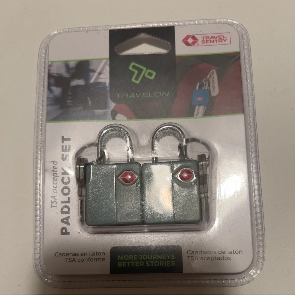 TSA-Approved Travel Sentry Luggage Locks Set of 2 Mini Locks with Keys (E2)